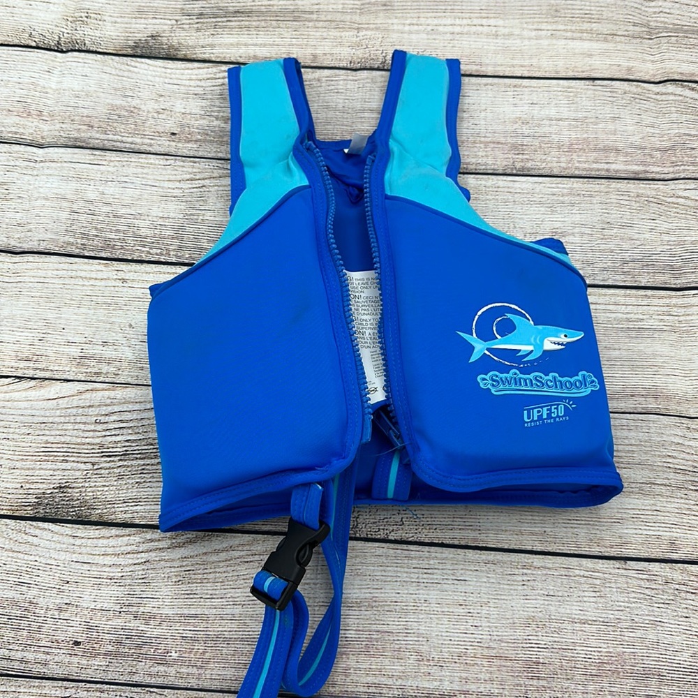 Swim School Blue Swim Vest Size 20-33 lbs